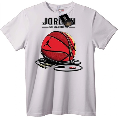 NOONEBRAND Тениска Jordan Баскетбол Спорт - XS, White