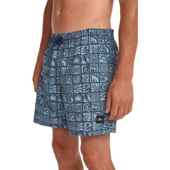 O'Neill Бански гащета O´neill Print 16´´ swimming shorts - Grey (Dark Blue Bricks)