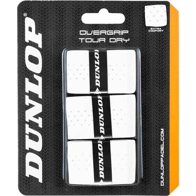 Padel omotávky DUNLOP DRY TOUR OverGrip biely