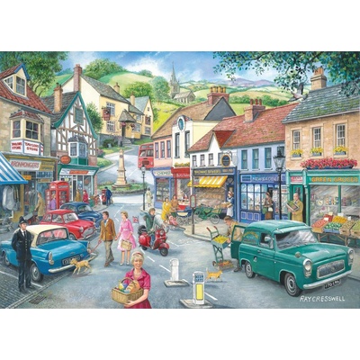 House of Puzzles - Puzzle At The Shops - 1 000 piese