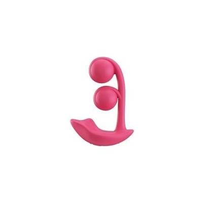 HoneyPlayBox HoneyPlayBox Melody - вибратор с двоен накрайник за клитор и G-точка, сензор за натиск и управление чрез приложение, магента (P25073)