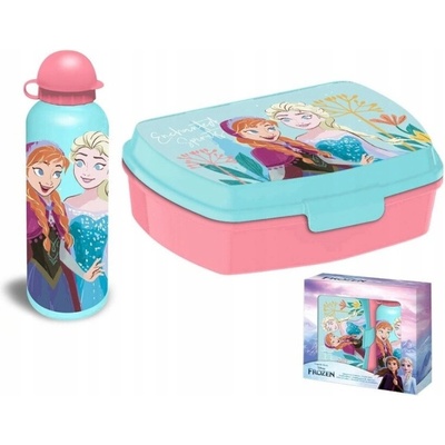 Kids Licensing Súprava na desiatu box + fľaša FR50009 Disney Frozen