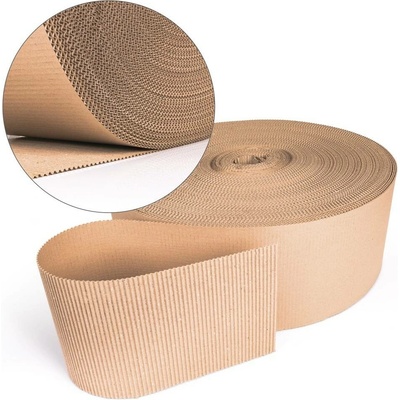 Vlnitá lepenka 1050 mm x 130 m - dvouvrstvá (Kartonáž - vlnitá lepenka v roli)