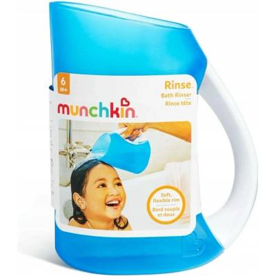 Munchkin Konvička na oplachování vlasů 05169702WWW modrá