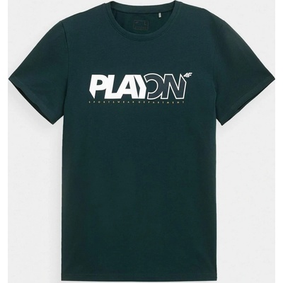 4f pánské tričko PlayON tmavě zelené