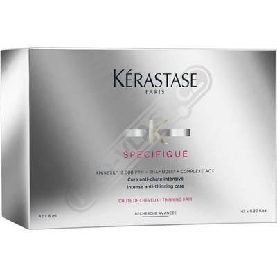 Kérastase Specifique Cure Intensive Anti-Chute á l´Aminexil intenzivní kúra proti padání vlasů 42 x 6 ml – Zboží Dáma