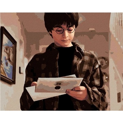 zuty Malování Podle Čísel Harry Potter Obdržel Dopis Z Bradavic 40 x 50 Cm Plátno Rám