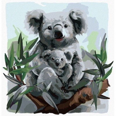 Zuty Malování podle čísel KOALA A JEJÍ DÍTĚ