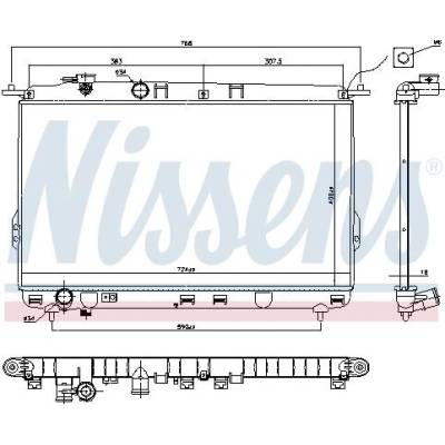 Chladič motoru NISSENS 67026
