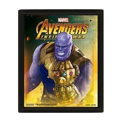 Avengers : Thanos - 3D Obraz s rámem 3D Obraz (s rámem)