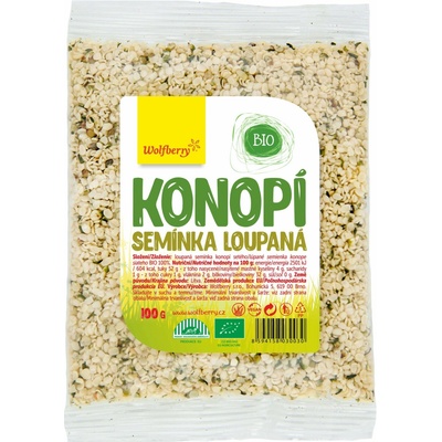 Wolfberry Konopné semienko lúpané BIO 100 g