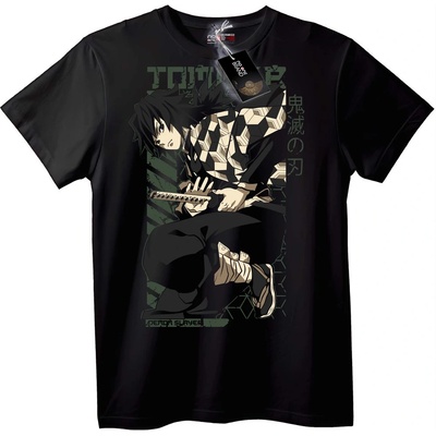 NOONEBRAND Тениска Демон Слейър - 2XL, White