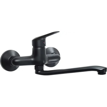 Твоят Стил - Кухненски Мивки Черен Стенен смесител за кухня, смесител за стена - Boro