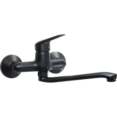 Твоят Стил - Кухненски Мивки Черен Стенен смесител за кухня, смесител за стена - Boro