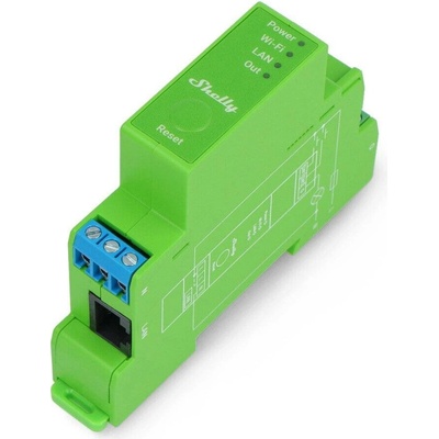 Shelly Pro Dimmer 1PM - 1-kanálový WiFi ovladač osvětlení na DIN lištu
