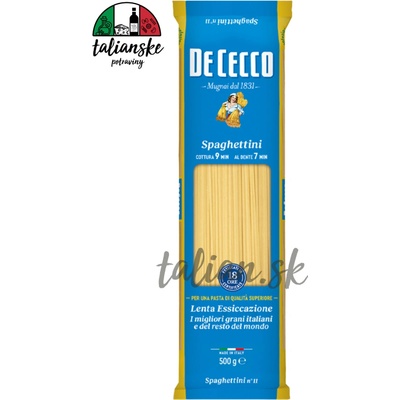 De Cecco Spaghettini No.11 0,5 kg