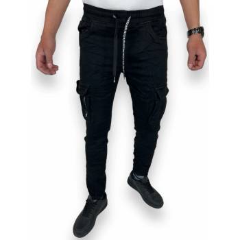 Viman pánské džíny na gumu černé