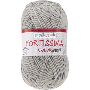 Schoeller + Stahl Fortissima Color 6-fach 90007-156 Light Grey Плетива прежда (90007-156)