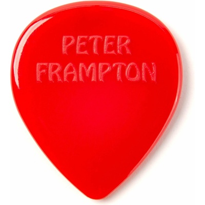 Dunlop Peter Frampton Vintage Jazz Teardrop Pick Red - 24 Pack