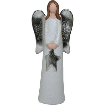 GOBA Vánoční dekorace keramický anděl 29 cm