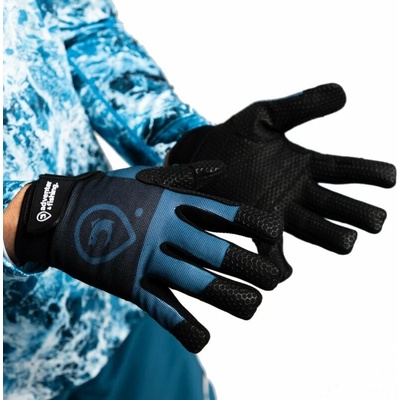 Adventer & fishing Rukavice Saltwater Long Gloves Petrol