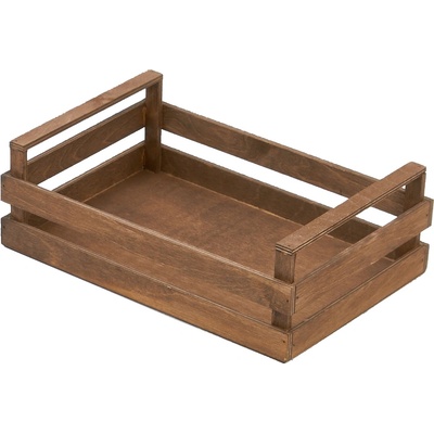 Bisetti Дървен панер тип "Касета" 30x20xh10cm ВЕНГЕ (27104T) (014399)