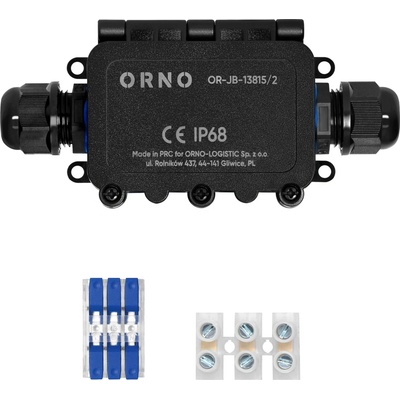 ORNO Vodotěsná spojovací krabice IP68 6mm2 M20