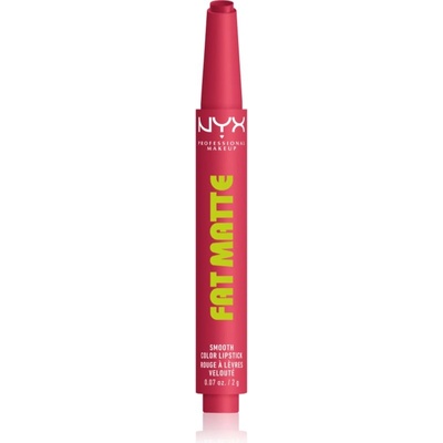 NYX Cosmetics Fat Matte балсам за устни с матиращ ефект Pink Puff 2 гр