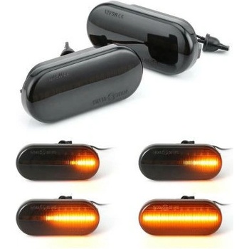 Диодни мигачи за калник за Dacia Logan 2 (2012+) / Sandero 2 (2012+) / Duster (2018+) - опушени