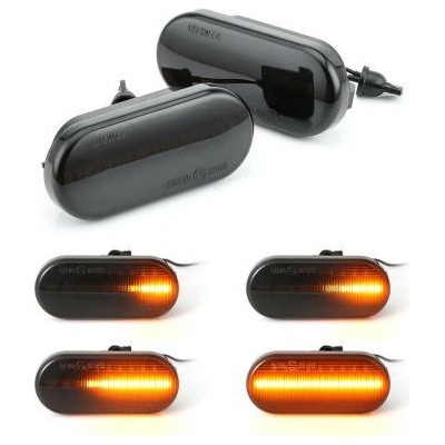 Диодни мигачи за калник за Dacia Logan 2 (2012+) / Sandero 2 (2012+) / Duster (2018+) - опушени