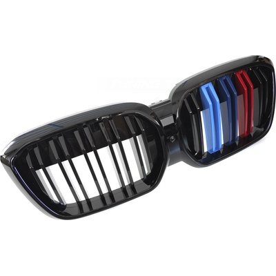 Predná maska BMW iX3 G08 LCI 21-25 Sport Glossy Black Tri-Colour Double Bar