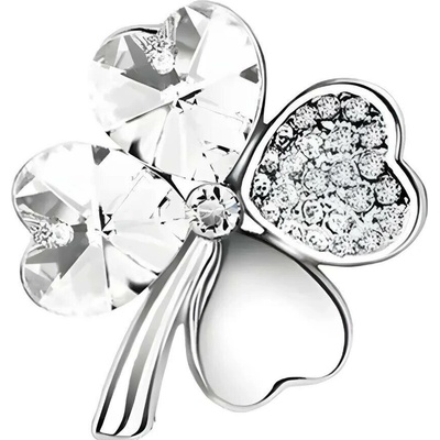 Gaira brož Stříbrný Čtyřlístek 313001 čirá – Zboží Mobilmania