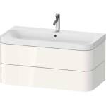 Duravit Happy D. 2 Plus - Шкафче с умивалник 48x98x49 см, 2 чекмеджета, бяло с висок гланц HP4348O2222 (HP4348O2222)