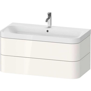 Duravit Happy D. 2 Plus - Шкафче с умивалник 48x98x49 см, 2 чекмеджета, бяло с висок гланц HP4348O2222 (HP4348O2222)