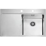Alveus 1103651 - Кухненска мивка PURE 79x52, 5 см сатен, дeсен (AV0047) Мивка за вграждане