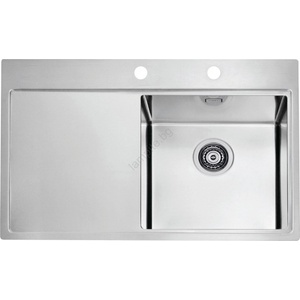 Alveus 1103651 - Кухненска мивка PURE 79x52, 5 см сатен, дeсен (AV0047) Мивка за вграждане