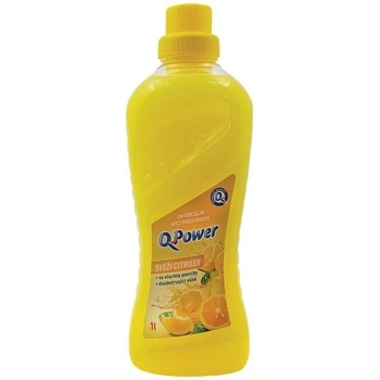 Q-Power Univerzálny umývací prostriedok Svieže citrusy 1 l citrusy