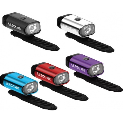 Lezyne Mini Drive 400XL predné strieborné