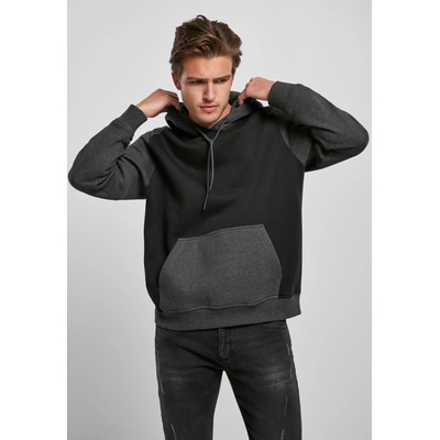 Urban Classics Мъжки суичър Urban Classics 2-Tone в черен и тъмносив цвятUB-TB3831-01307 - Черен, размер S