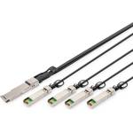 DIGITUS DN-81322 InfiniBand и оптичен кабел 2 м SFP+ 4x QSFP+ Черен (DN-81322)