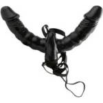Fetish fantasy Вибриращ двоен страпон Double Delight (P23332)