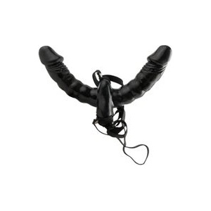Fetish fantasy Вибриращ двоен страпон Double Delight (P23332)