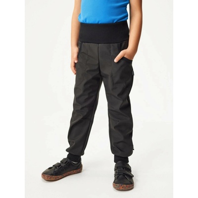 Street Dětské softshellové kalhoty bez zateplení Černá – Zboží Dáma