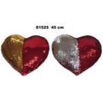 SUN-DAY Glitter heart 45cm 2 colors 155894