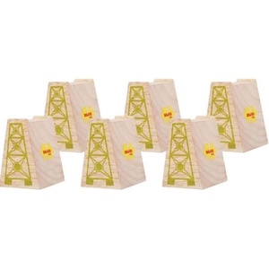 Bigjigs Rail мостови стълбове 6 бр (BJT053)