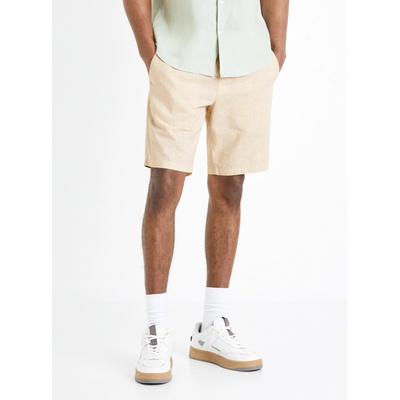 Celio Бежови мъжки ленени къси панталони Celio Dolincobm Celio | Bezhov | МЪЖЕ | S