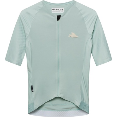 CafÉ du cycliste Мъжка фланелка с къс ръкав за колоездене CAFÉ DU CYCLISTE Vinciane Cycling jersey - Jadeite - размер XL (056-4294-0114)
