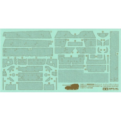 Tamiya 12671 Elefant Zimmerit Sheet 1/48