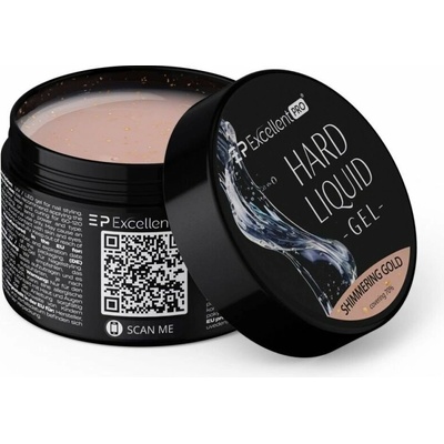 Excellent Pro Hard Liquid gel Shimmering gold 15g