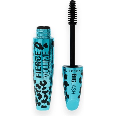 Revolution Big Lash Fierce Volume vodeodolná riasenka pre objem Black 9 g
